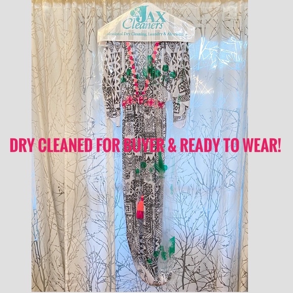 Hemant & Nandita black white pink print lace up v-neck wide sleeve maxi dress - Picture 12 of 12